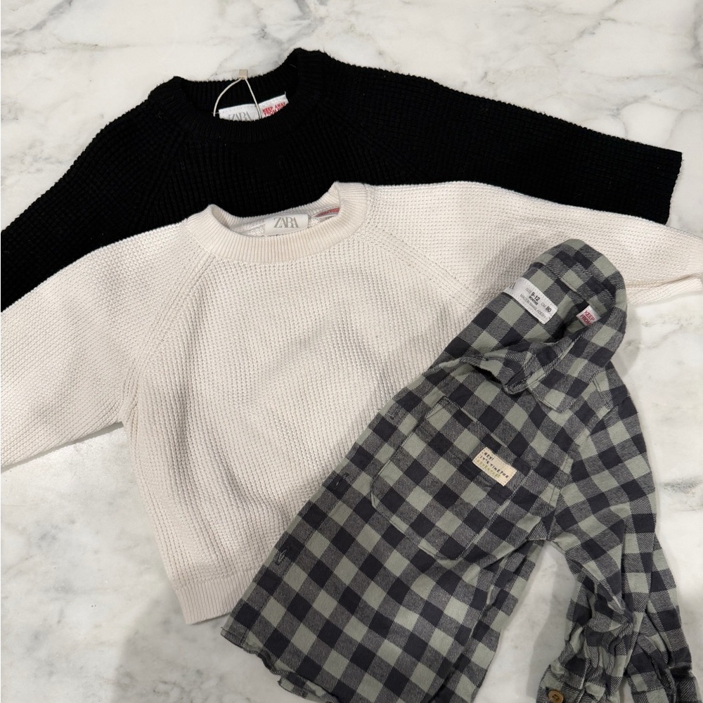 Baby boy Zara top bundle
